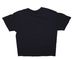 Disney Mickey Mouse T-Shirt Sz L Black Solid Graphic Quality 100% Thick Cotton