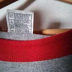 Shaka Active Baseball Shirt Men 3XL Gray Red Raglan Sleeve Sporty