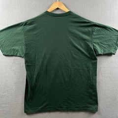 Vintage Eagle Shirt Mens XL Green 90s Nature Rap Tee Bald Eagle JERZEES Grunge