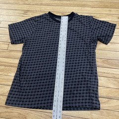 Eighth Avenue Geometric T Shirt Men M Gray Black Art Deco Cube Hexagon Diamond