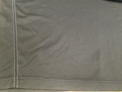 Adidas T-Shirt Mens Sz L Black White Stretch Performance Fit Crewneck Gym Run