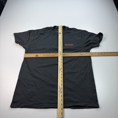 Columbia Shirt Mens Large Gray Crew Neck Dog Outdoors Graphic Casual