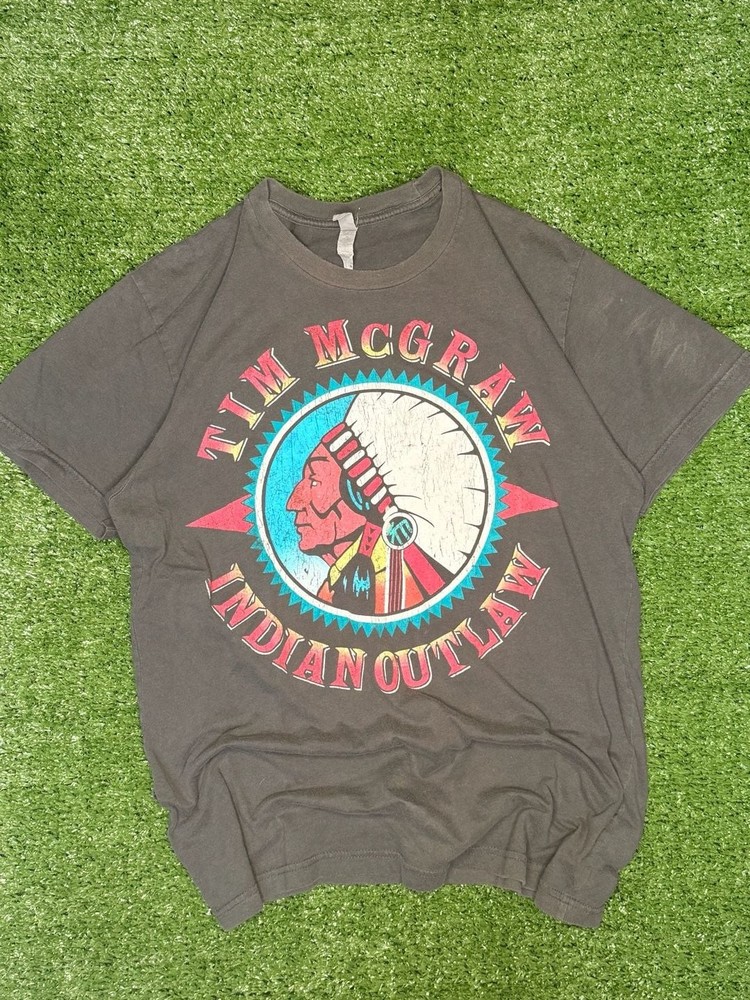 Tim McGraw Indian Outlaw Graphic T-Shirt