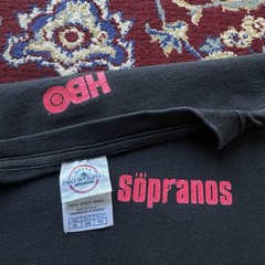Vintage 2000s The Sopranos HBO Tv Show series movie Film Promo Tee T-shirt