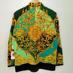 VERSUS Baroque Pattern Flat Front Shirt Men’s Used BAZZ-0