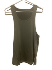 Super Body Men’s Tank Top Muscle Tank Top NWOT Gray Silkie Stretch Blend Medium