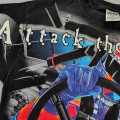 Vintage Valvoline Racing Mark Martin Shirt Mens XL Black Graphic NASCAR 1998 90s