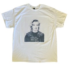 Marilyn Monroe American actress and model white retro T-shirt Soft style Soft