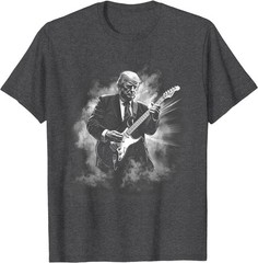 Donald Trump Playing Electric Rock Guitar T-Shirt
