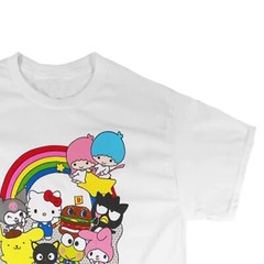 Hello Kitty and Friends Men’s White Graphic Print T-Shirt – NWT