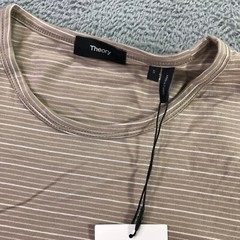 Theory Shirt Mens Small S Taper Precise 100% Pima Cotton Pocket Tee White $95