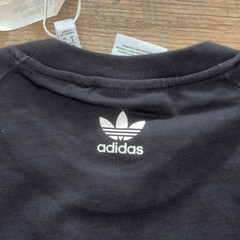 Adidas Originals Men’s Big Trefoil Outline T-Shirt Black White NWT, Size M