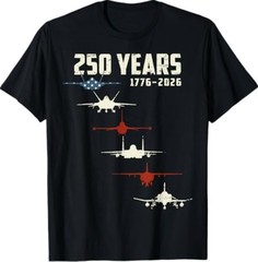250th Anniversary 250 Years American Patriotic USA 4th July T-Shirt