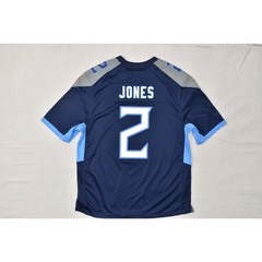 Nike NFL Tennessee Titans JONES #2 Navy Blue Size XL On Field Football Jersey