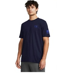 Under Armour Men’s Freedom Flag Gradient Short Sleeve T-Shirt Size 3XL Navy New