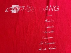 Vintage 90s Chevy SS Gang T Shirt XL Fruit of the Loom Single Stitch Camaro Nova