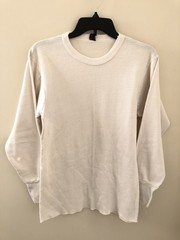 Vintage 70s 80s BVD Waffle Knit Longsleeve Thermal Size Large Grunge Outdoors