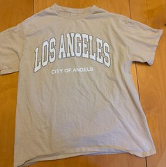PacSun Los Angeles City of Angels Collegiate Tan Graphic T-Shirt