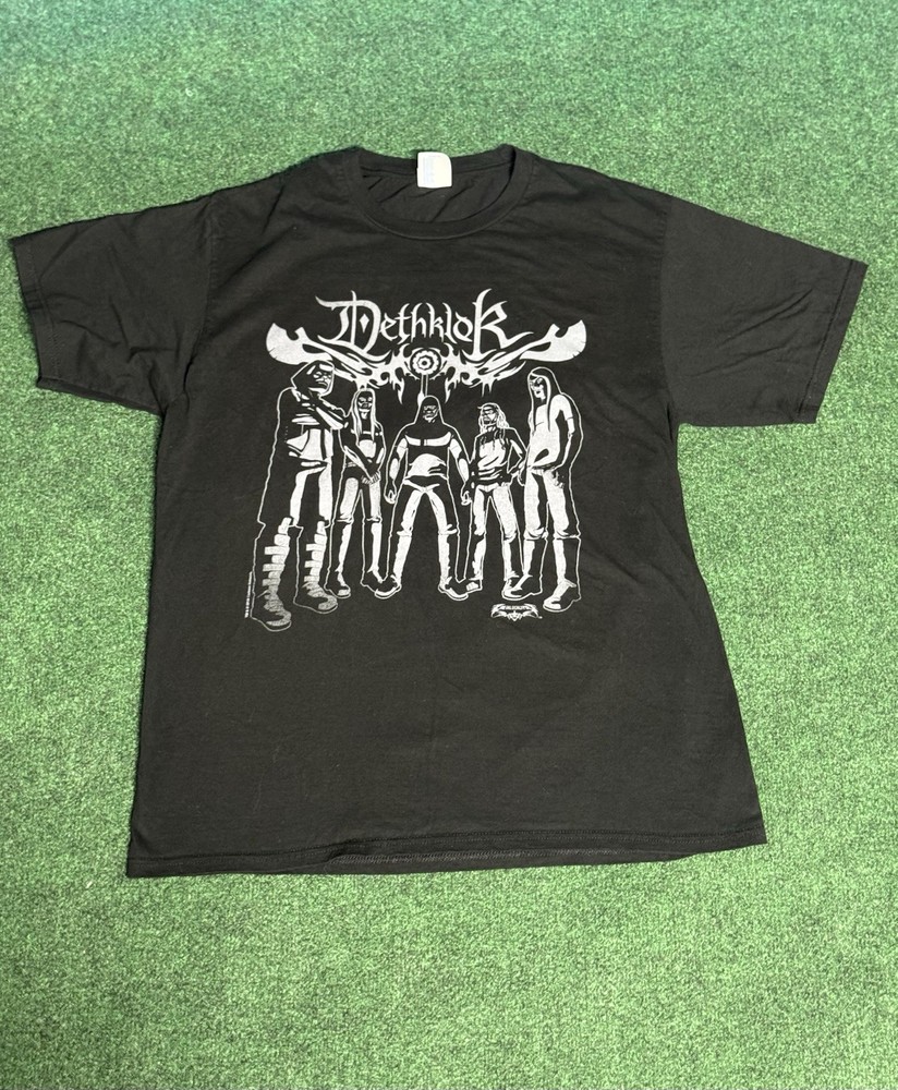 Metalocalypse Dethklok Adult Swim Band Mens Slim Fit T Shirt Black Large