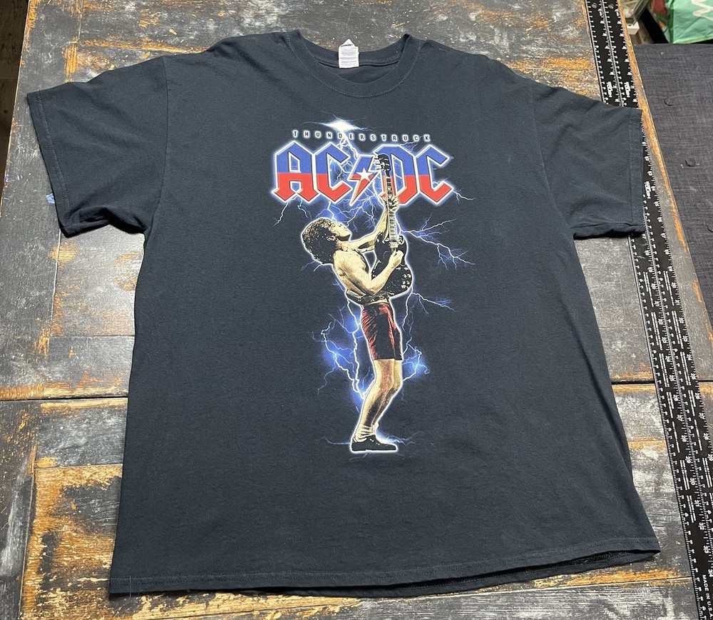 AC/DC Thunderstruck World Tour 2016 Texas Shirt Men Size XL