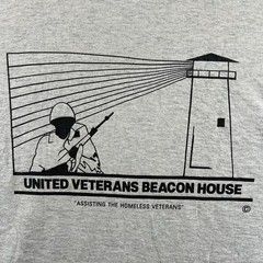Vintage Vietnam Veterans Shirt Mens XL Gray Single Stitch POW MIA Screen Stars