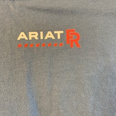 Ariat FR Shirt Mens Long Sleeve CAT 2 2112 Cotton Workwear XL Steel Blue NWT’s