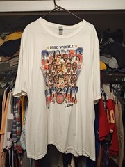 Gildan Ultra Cotton Men’s 1990 NBA Pistons Graphic T-Shirt Crew Neck 4XL