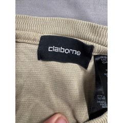 Claiborne Mens XXL Khaki Tan Modal Blend Short Sleeve Crew Neck T-Shirt