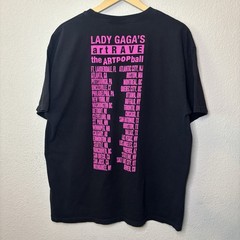 Lady Gaga Art Rave The Artpop Ball Tour T-Shirt Men’s XL Music Pop Rare