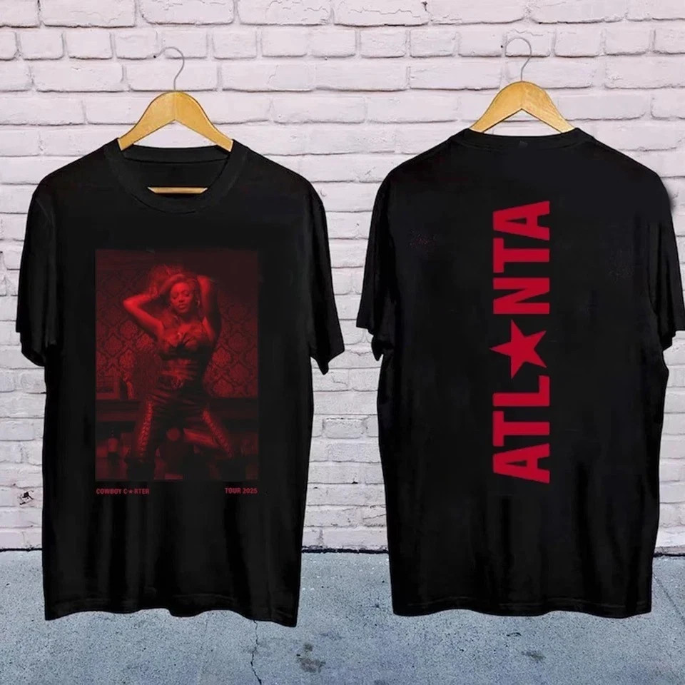 Beyoncé Cowboy Carter Tour Atlanta 2025 Reprint T-Shirt