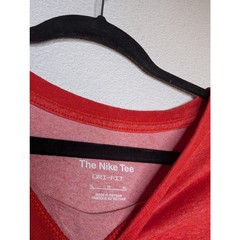 Nike Men’s Dri-Fit Red Crewneck Tee XL Active Sporty Casual Travel Workout Basic