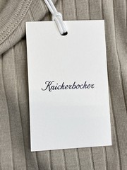 Knickerbocker Mens T-Shirt Dune Brown Size M Rib Pocket Short Sleeve Jersey