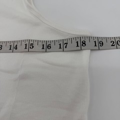 Todd Snyder Tank Top Mens L White Ribbed Tank Top KN1270422 Pima Cotton Modal