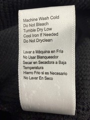Jachs MFG Men’s XXL Waffle Knit Thermal Shirt Black Long Sleeve Crewneck Cotton
