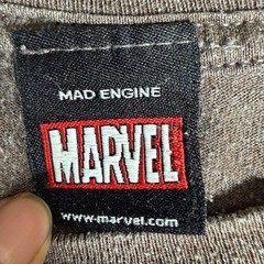 Mad Engine T-Shirt Mens Size XL Brown Marvel Secret Wars Graphic Comic Book Tee
