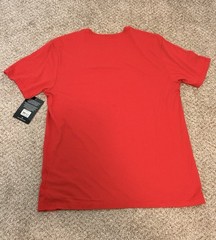 True Religion World Tour Red & Gold Horseshoe T Shirt Mens Large NWT