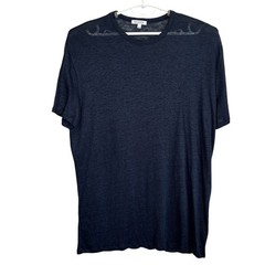 Gustin Belgian Linen T Shirt XL Crewneck Minimal Slub Japan Knit Short Sl USA