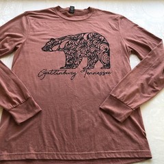 District Perfect TRI Gatlinburg Tennessee BEAR Long Sleeves Shirt Men’s Size S