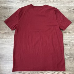 Nautica Crewneck Deck T-Shirt Mens XL Deep Crimson Red 100% Cotton NWT