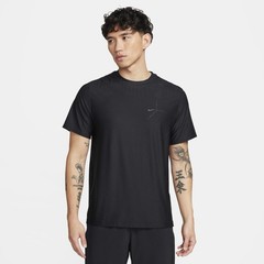 Size L- Nike Men’s APS Dri-FIT ADV Short-Sleeve Versatile Top, Black.