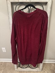 Woodstock Red Graphic Men’s Long Sleeve Shirt Heavy And Soft Material Size XL