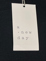 A New Day Black Cotton Blended Crew Neck T-Shirt Top Women’s SMALL NWT