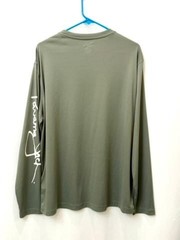 Panama Jack Long Sleeve Shirt Mens XL Olive Green Graphic Sun Protection Tee