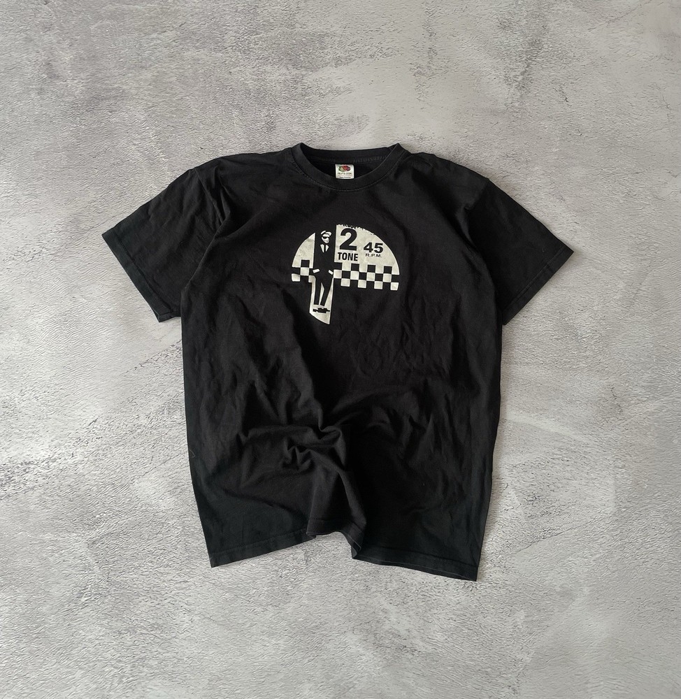 Vintage The Specials T-shirt 2 Tone Records Ska Tee Size Large Big logo