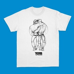 TOM OF FINLAND CRACKIN UP – LEATHER MAN MENS T SHIRT TEE SHIRT GAY CULTURE