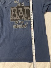 Vintage Bad Boy Club Shirt Mens Large Single Stitch 90s Y2K Made USA Faded
