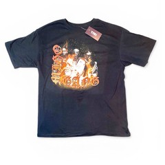 YRN NWT Migos Migo Gang Graphic T-Shirt Black Men’s Size XL Hip Hop Tee
