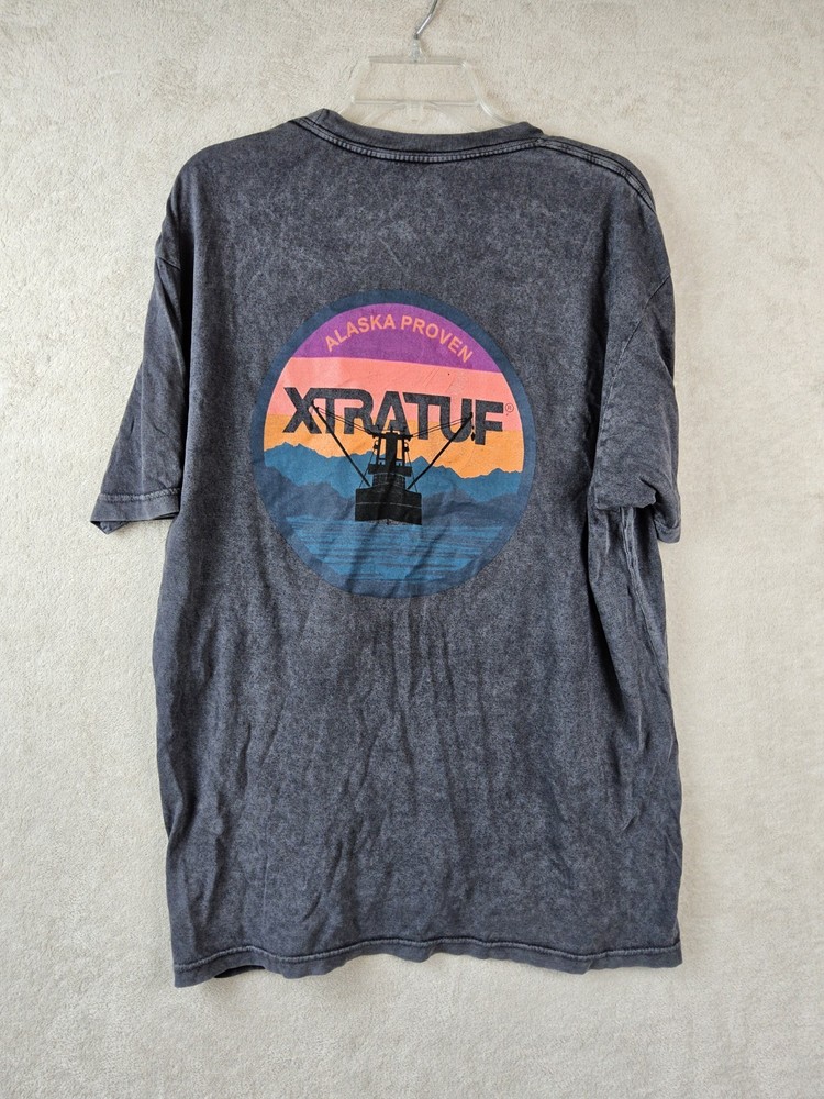 XTRATUF Men’s Hand Dyed Alaska Graphic T-Shirt Size XL