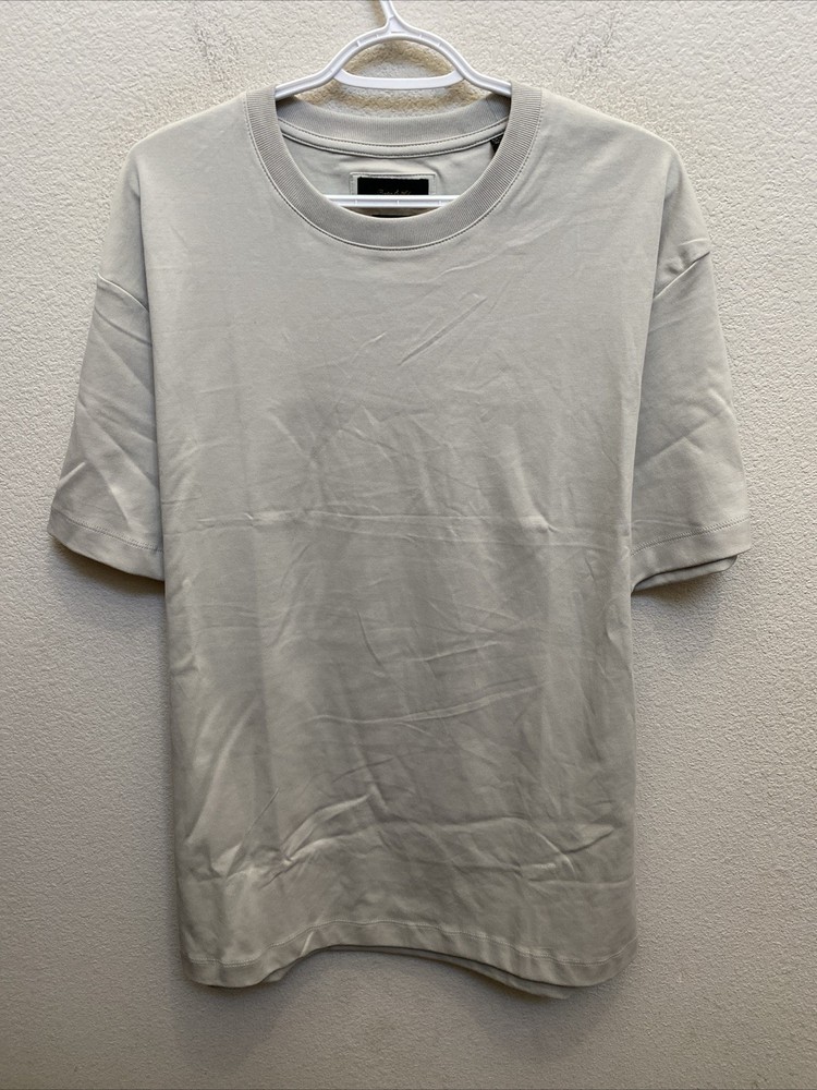 NEW Porter & Ash Men’s XL Light Gray Crew Neck T-Shirt Comfort Fit NWT