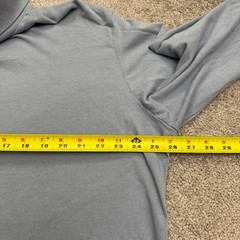 Urban Outfitters Long Sleeve Turtle Neck Shirt Mens XL Blue 100% Cotton Travel